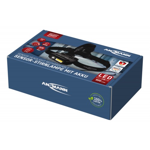 Ansmann HD800RS újratölthető fejlámpa Ansmann HD800RS újratölthető fejlámpa