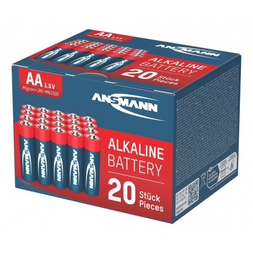 Ansmann Red AA alkáli elem - 20 db