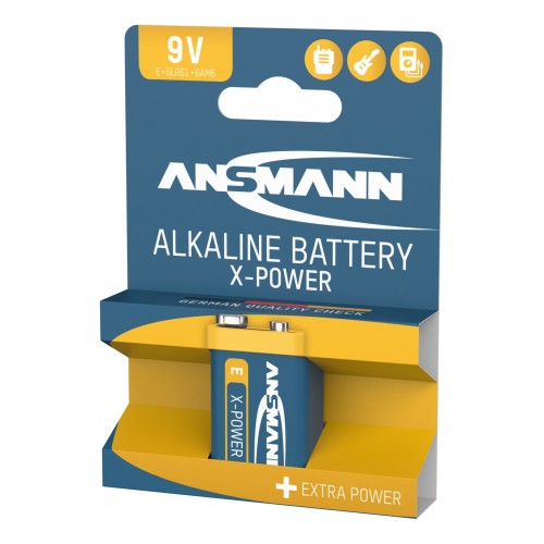 Ansmann X-Power 9V/E alkáli elem