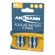 Ansmann X-Power AAA alkáli elem - 4 db