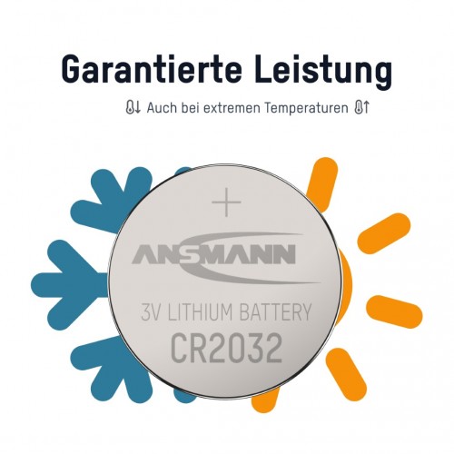 Ansmann Lítium gomb elem CR2025