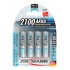 Ansmann AA NiMH &uacute;jrat&ouml;lthető akkumul&aacute;tor 2100 mAh - 4 db
