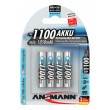 Ansmann AAA NiMH újratölthető akkumulátor 1050 mAh - 4 db