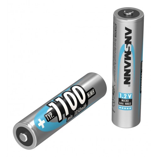 Ansmann AAA NiMH újratölthető akkumulátor 1050 mAh - 4 db