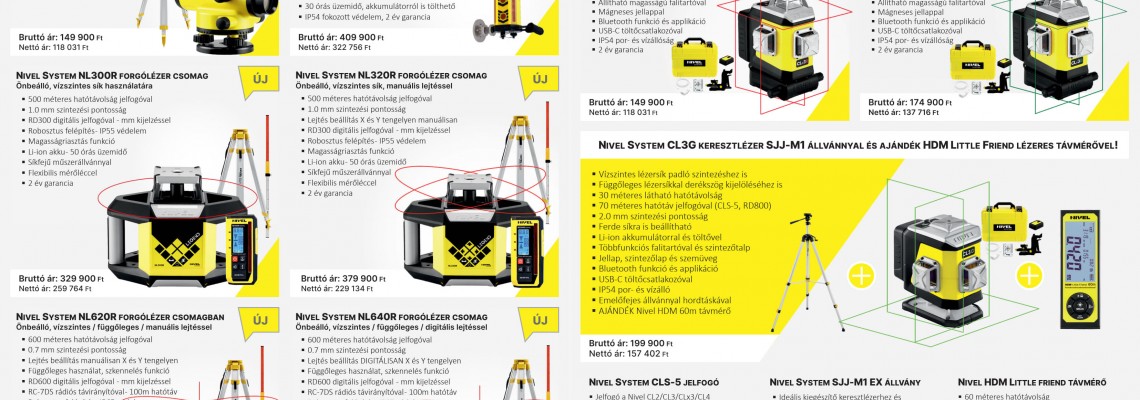 Nivel System aktulis kiemelt ajánlata