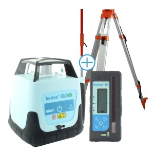 hedue Q3G Digital forgólézer csomagban