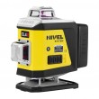Nivel CL4R LCD 4x360° PIROS keresztlézer
