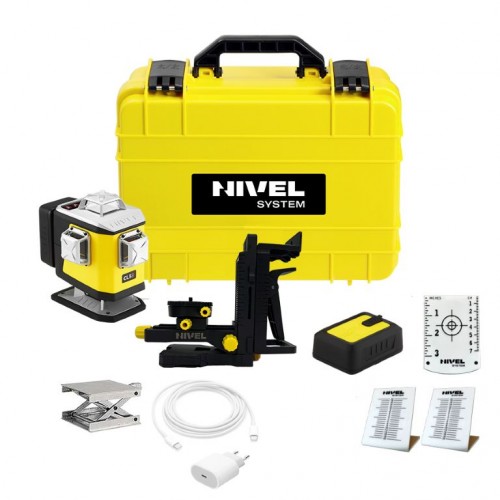 Nivel CL5R - 4x360°-os piros kereszetlézer Nivel CL5R - 4x360°-os piros kereszetlézer