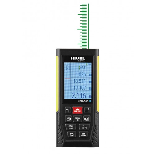 Nivel HDM-50G lézeres távolságmérő Nivel HDM-50G lézeres távolságmérő