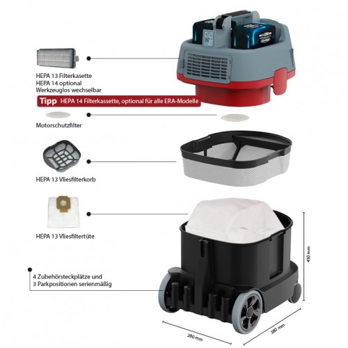Sprintus ERA iGo - akkumulátoros porszívó - akku/töltő nélkül