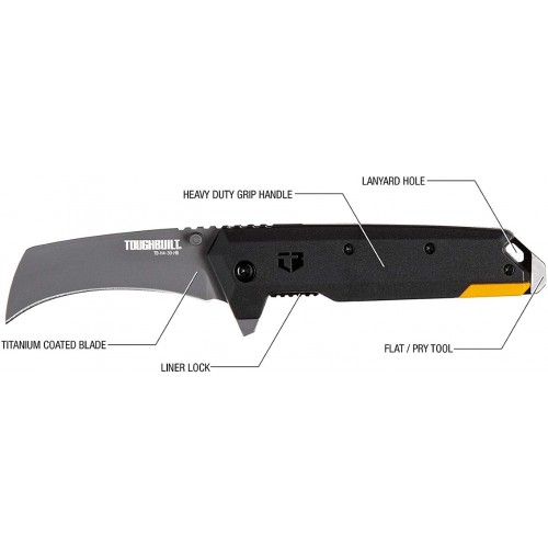 Toughbuilt Hawkbill összecsukható kés
