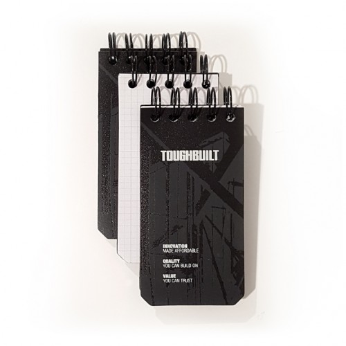 Toughbuilt 3db jegyzetfüzet - XS Toughbuilt 3db jegyzetfüzet - XS