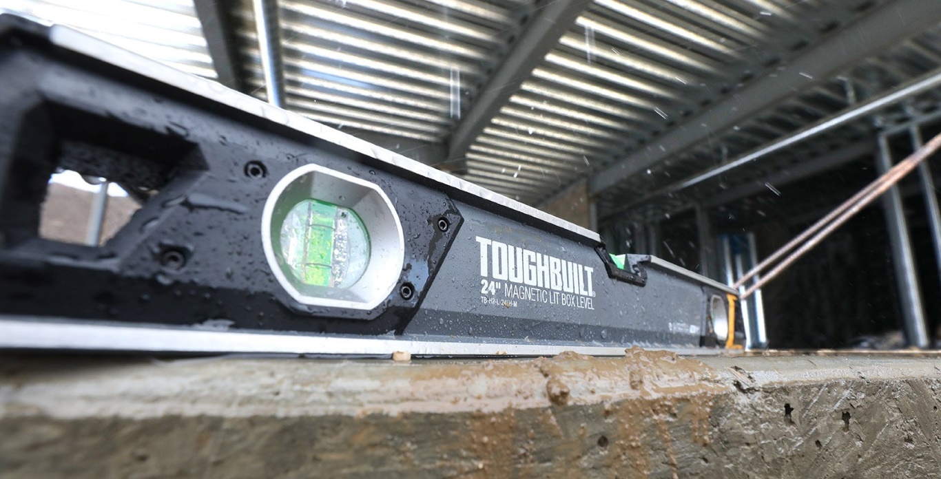Új Toughbuilt mágneses vízmértékek és lejtésmérők